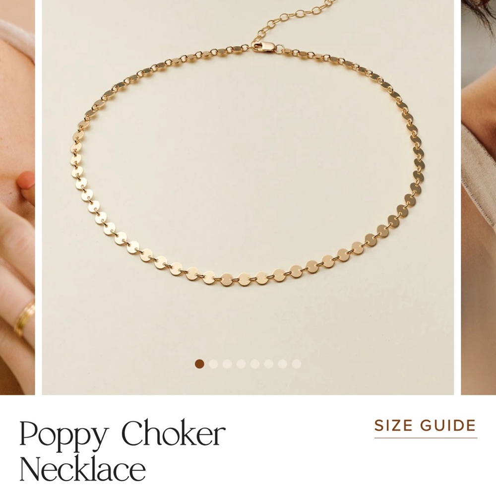 Made by Mary Poppy Necklace in rose gold